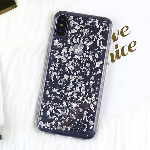 Accessories - NEW iPhone X/XS/6+/6s+ Silver Soft Case